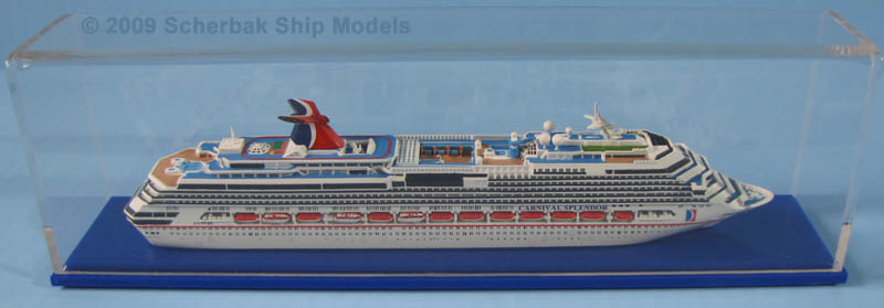 Carnival Splendor cruise ship model 1/1250 scale