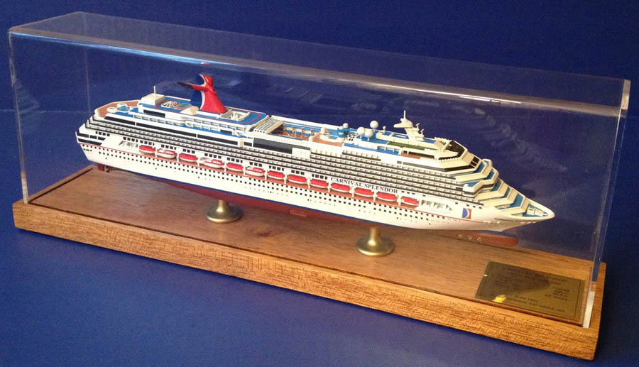 Carnival Splendor cruise ship model