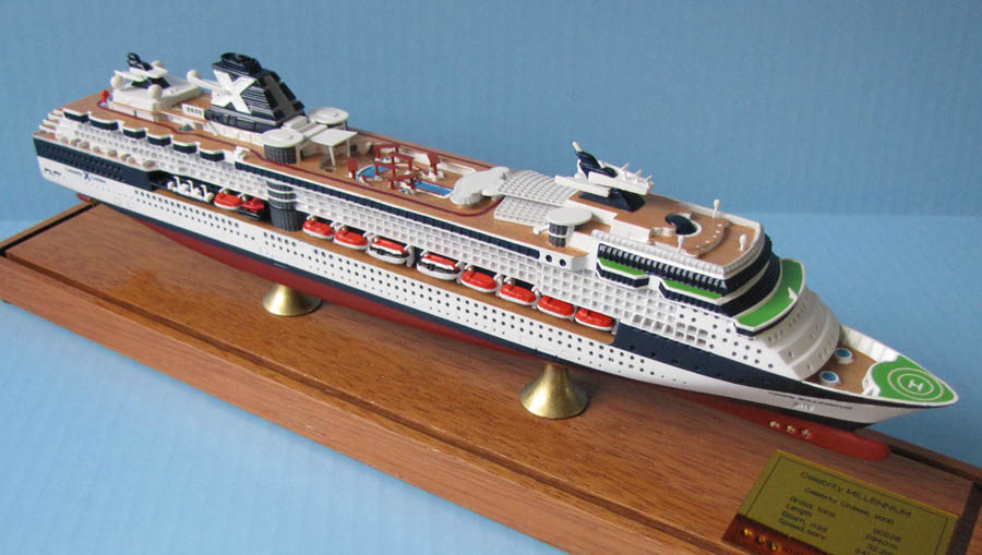 Celebrity Millennium cruise ship model