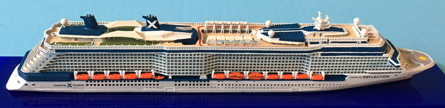 Celebrity Reflection cruise ship model