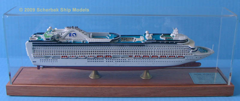 Crown Princess cruise ship model