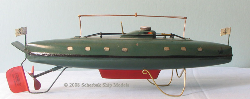 Marklin tin toy wind up submarine.jpg