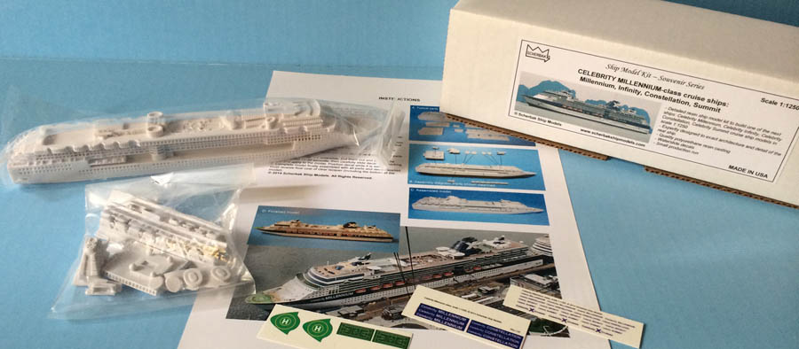 Millennium-class cruise ships resin kit