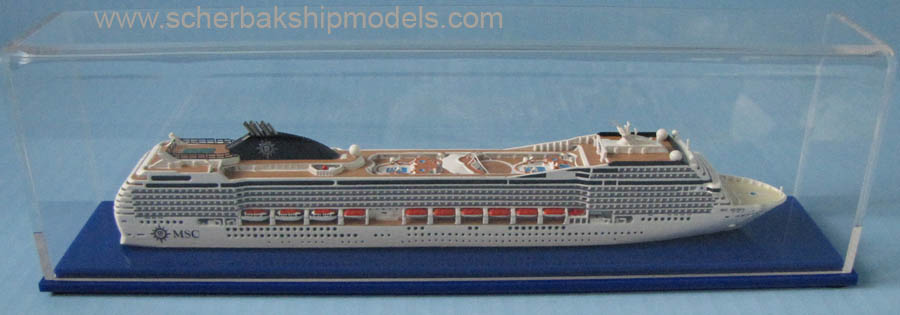 MSC MUSICA cruise ship model 1:1250 scale