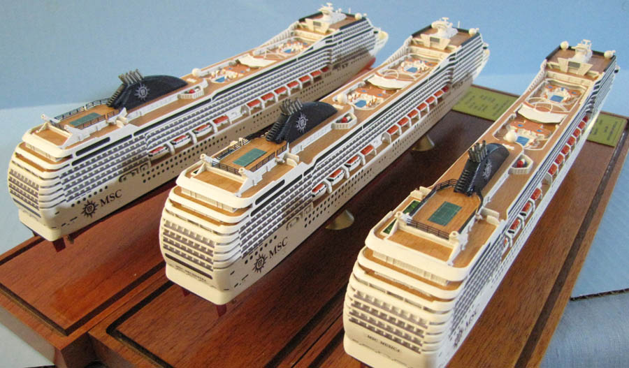 MSC MUSICA class cruise ship models