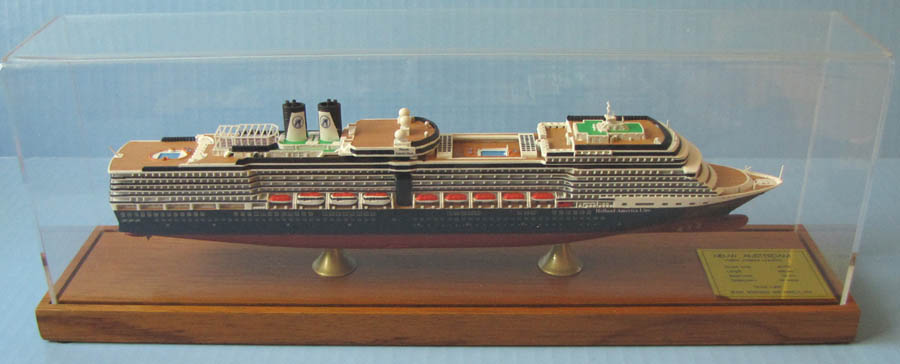 Nieuw Amsterdam cruise ship model Holland America