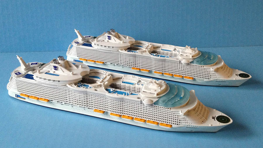 Oasis / Allure of the Seas cruise ship models.jpg
