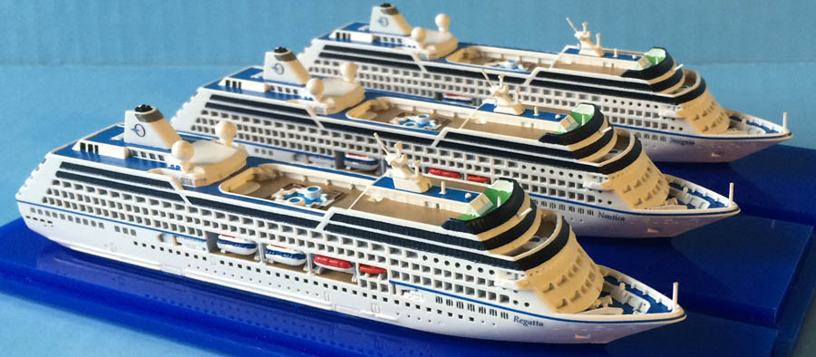 Oceania Regatta Insignia Nautica cruise ship model