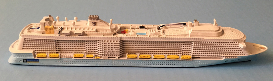 Ovation of the Seas cruise ship model