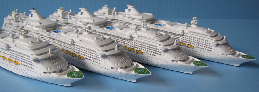 Radiance of the Seas class cruise ship models