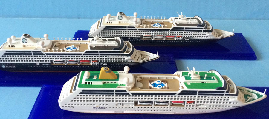 Adonnia, Azamara Journey, Quest cruise ship models