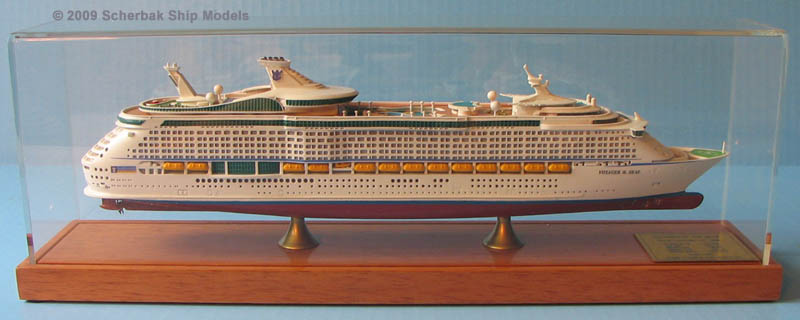 Voyager of the Seas cruise ship model