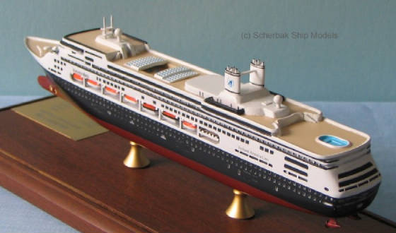 Amsterdam cruise ship model photo