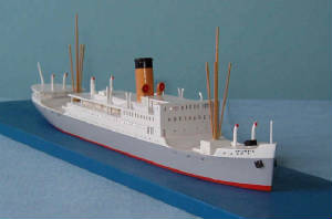 Waterline ID style ocean liner models