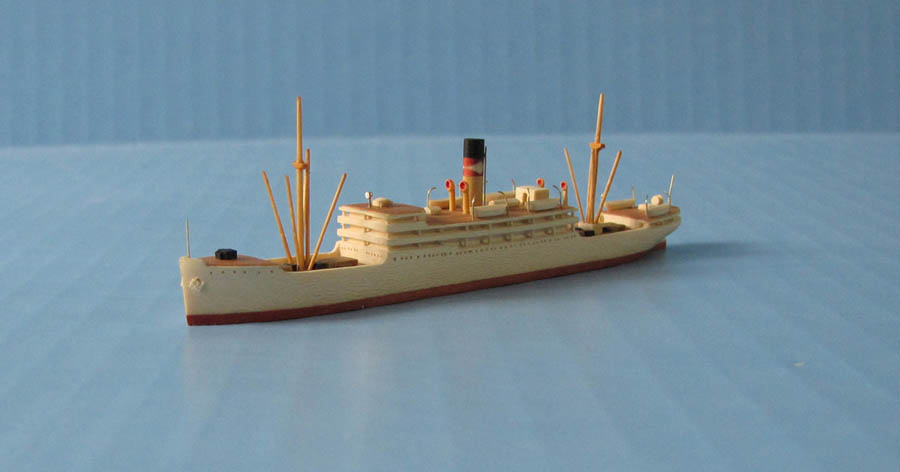 Cartago, United Fruit ocean liner 1:1250 model 
