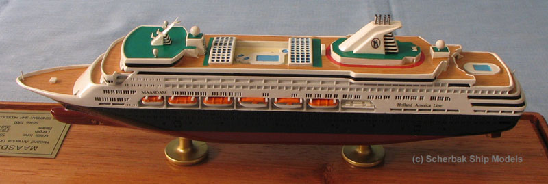 Maasdam cruise ship model, photo