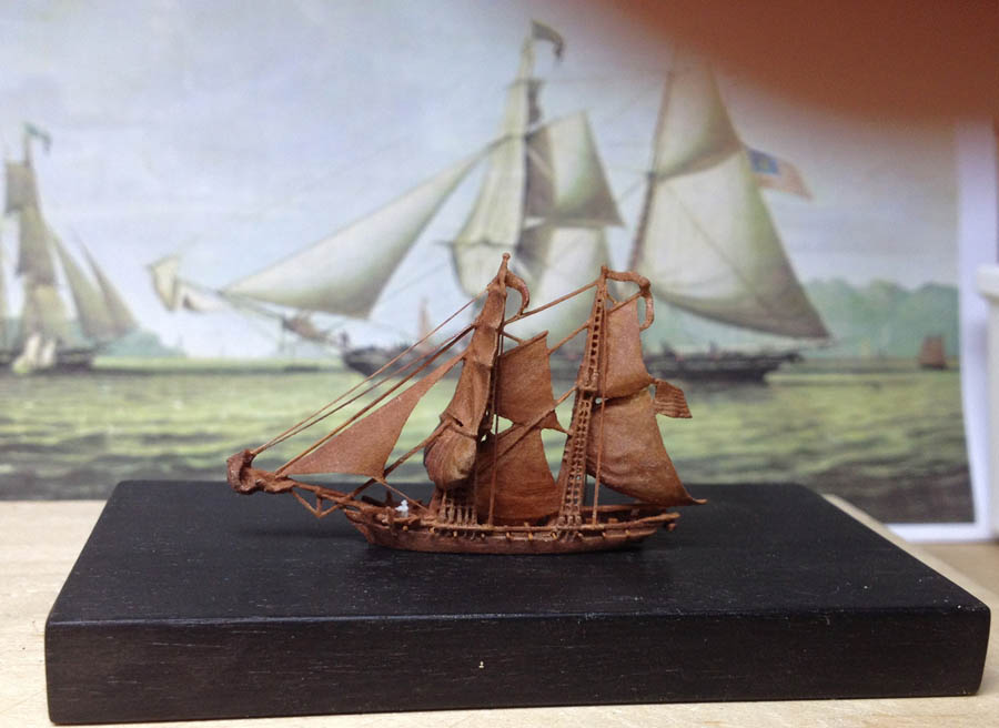 Sailing ship model 1:1250  Privateer Rambler.jpg
