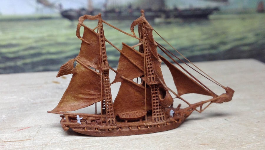 sailing ship model 1:1250 scale , Rambler.jpg