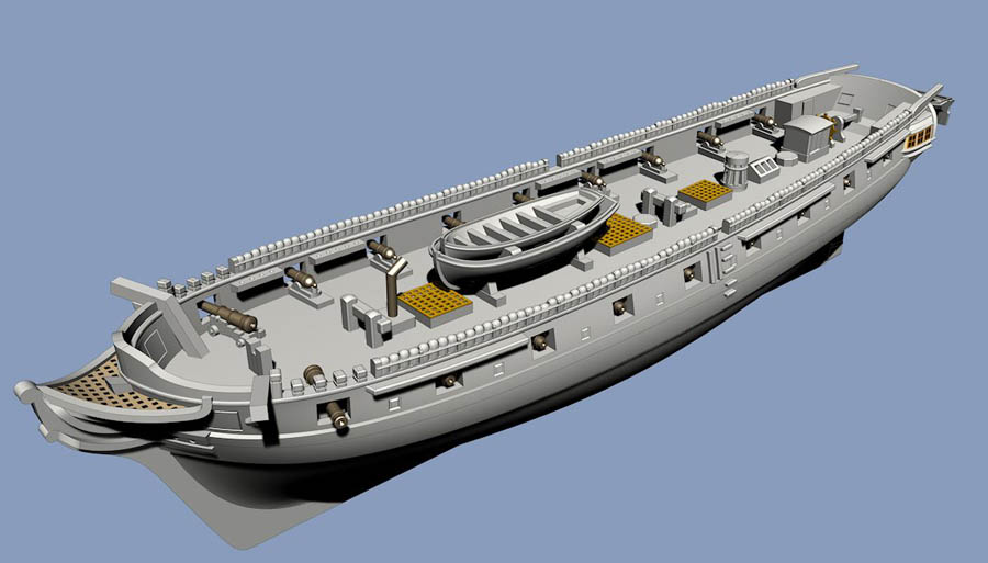 Sloop of war  USS Wasp 1:300 scale model.jpg