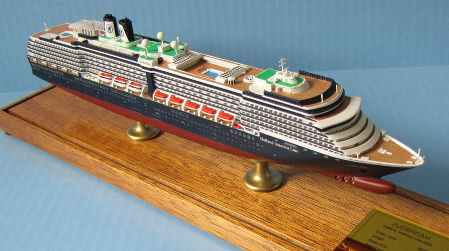 Zuiderdam cruise ship model Holland America Line
